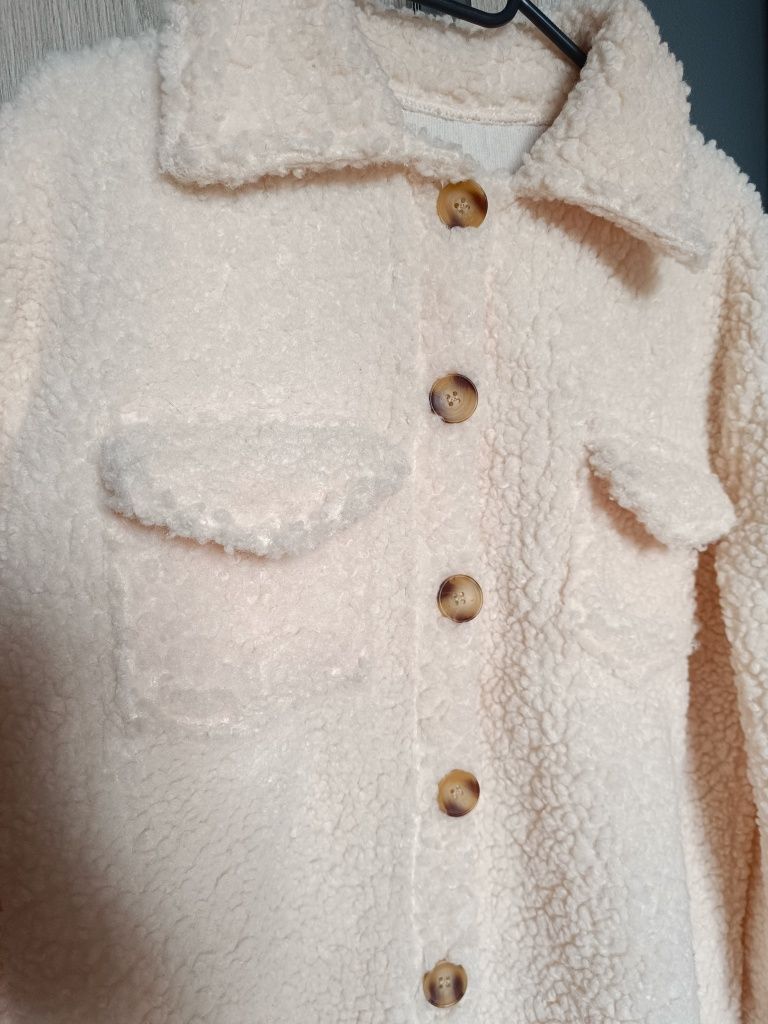 Płaszczyk bluza baranek