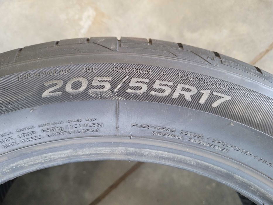 opona pojedyncza hankook 205 /55 17 lato pojedyncza