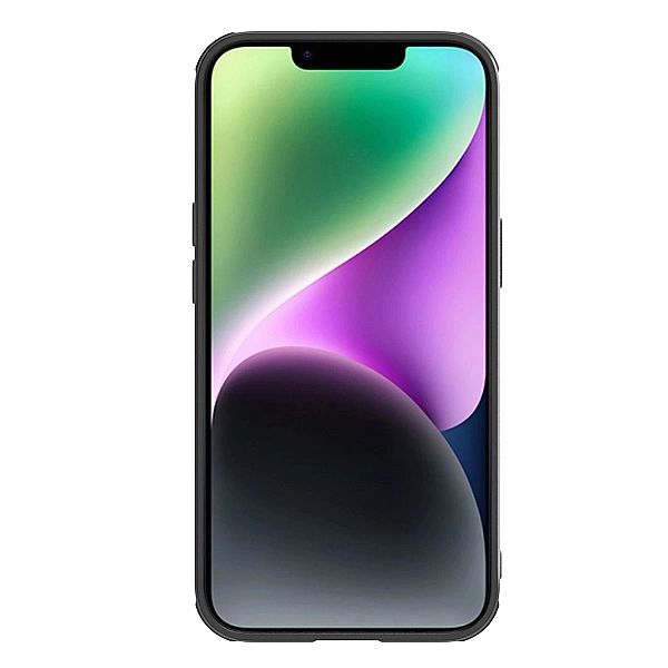 Nillkin Synthetic Fiber S Case etui iPhone 14 z osłoną na aparat czarn