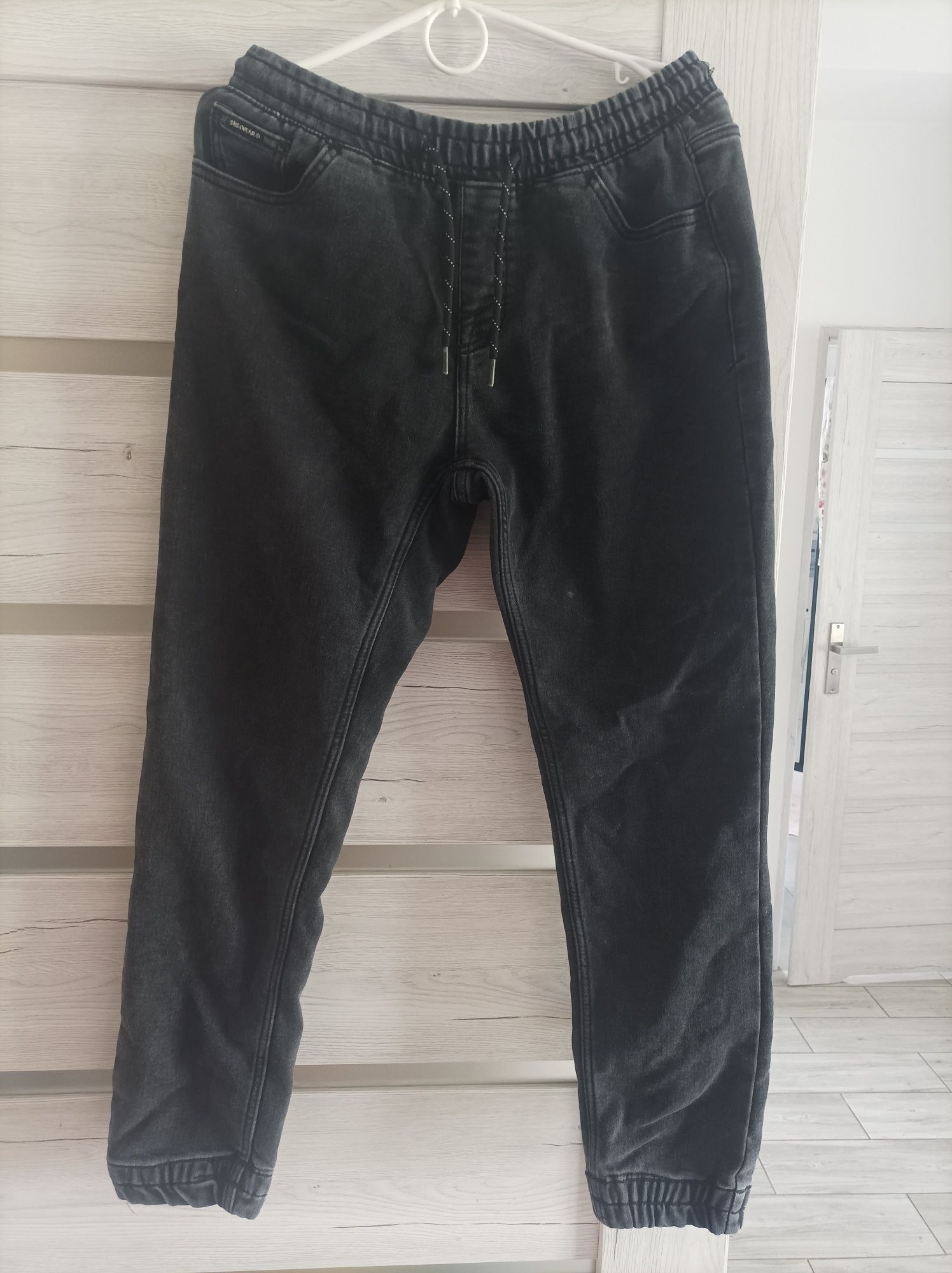 Spodnie joggery jeansowe S 28