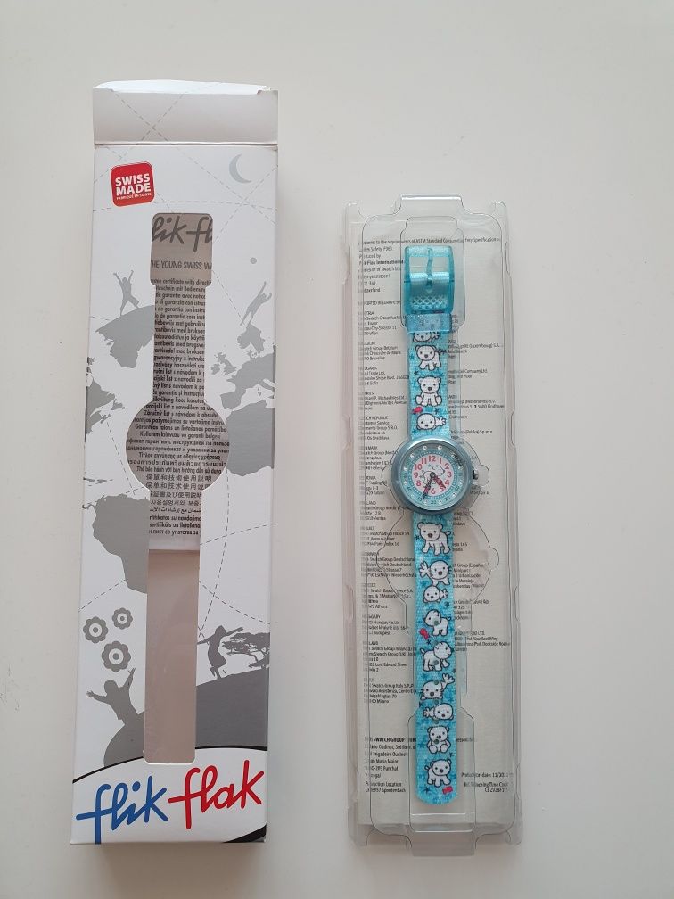 Zegarek Flik Flak firmy Swiss Made. Można prać!