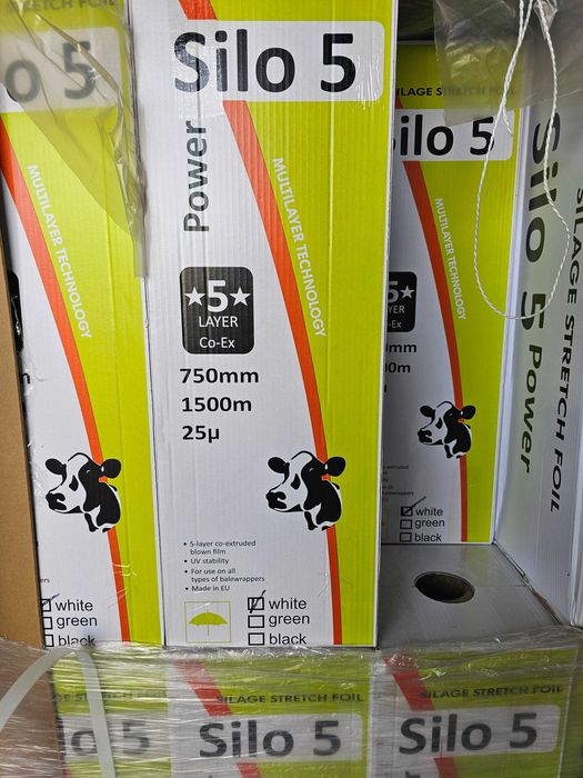 Folia SILO  5 power biała 750 /1500 Wyprzedaż