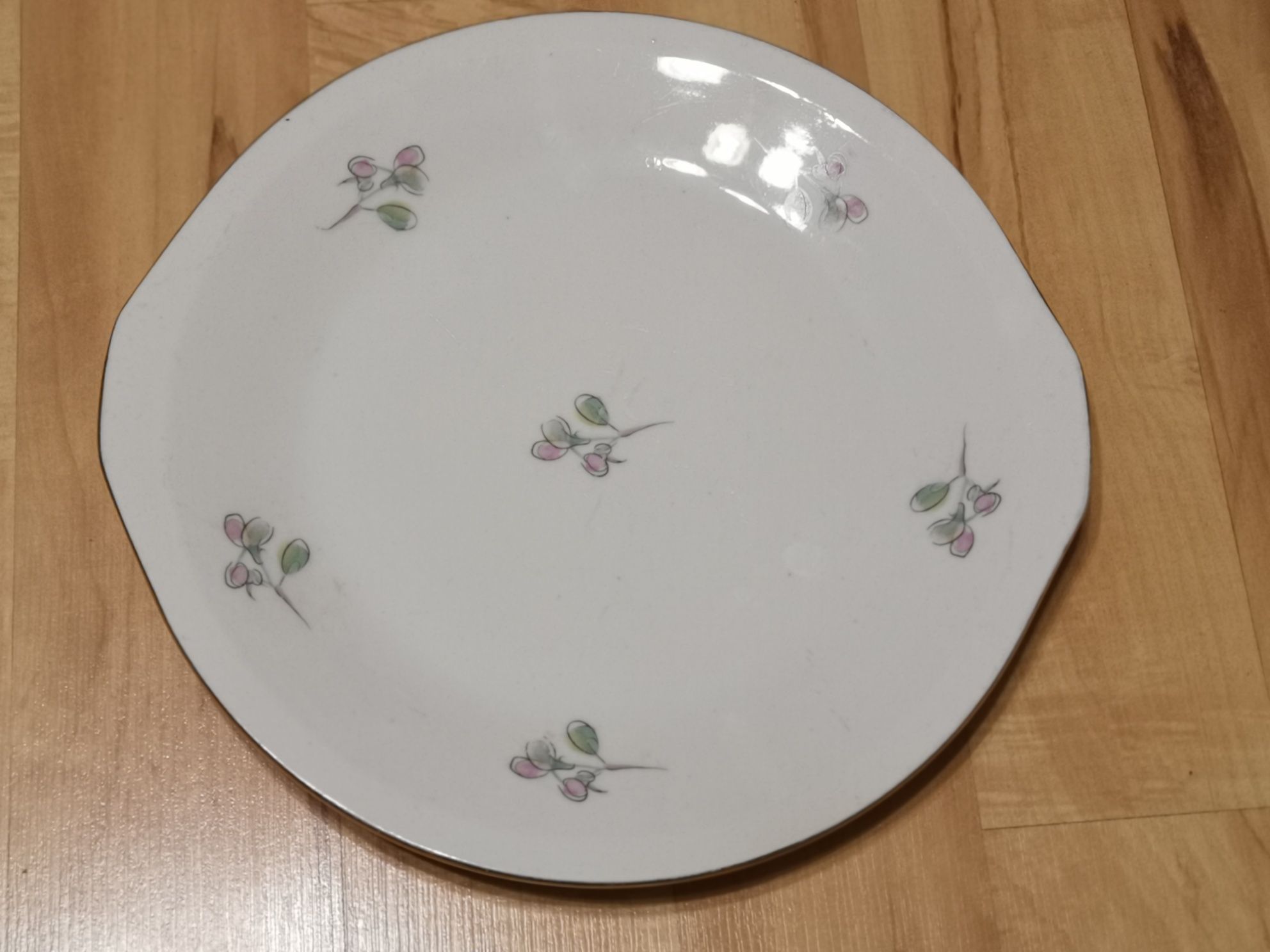 Patera talerz z porcelany Chodzież PRL