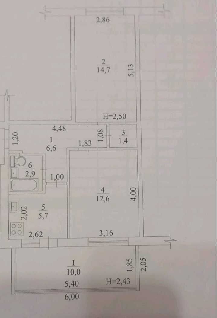 Продам 2 комнатную квартиру Одесская Od5