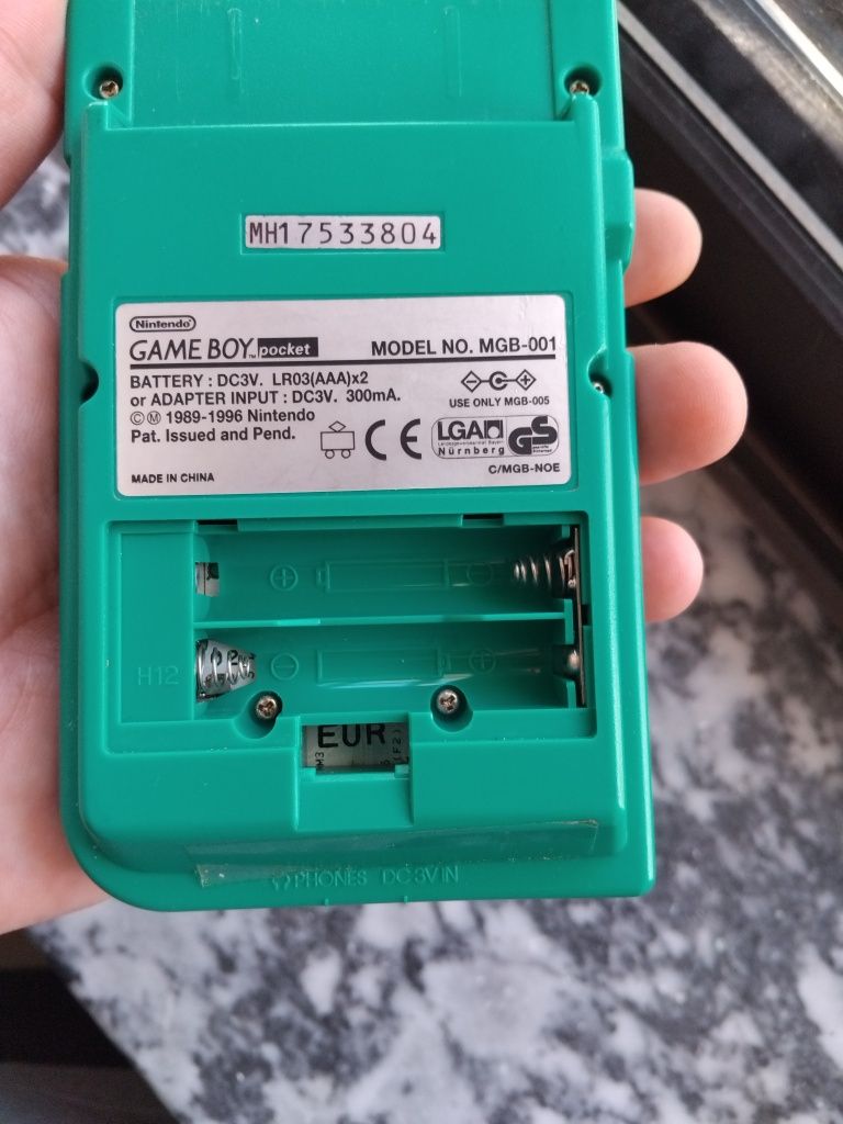 Gameboy pocket verde