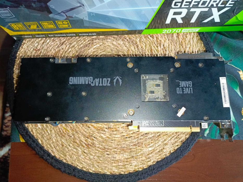 ZOTAC RTX2070 SUPER AMP Extreme 8GB GDDR6 256bit - pudło!