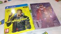 Cyberpunk 2077 kolekcjonerska + steelbook super stan PS4