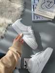 40р Кеди Adidas Samba Platform Full White кросівки адідас самба