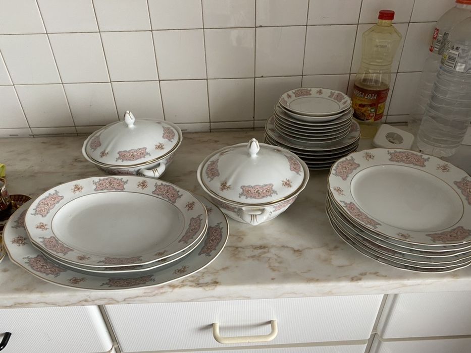 Servico 6 pecas porcelana SPAL