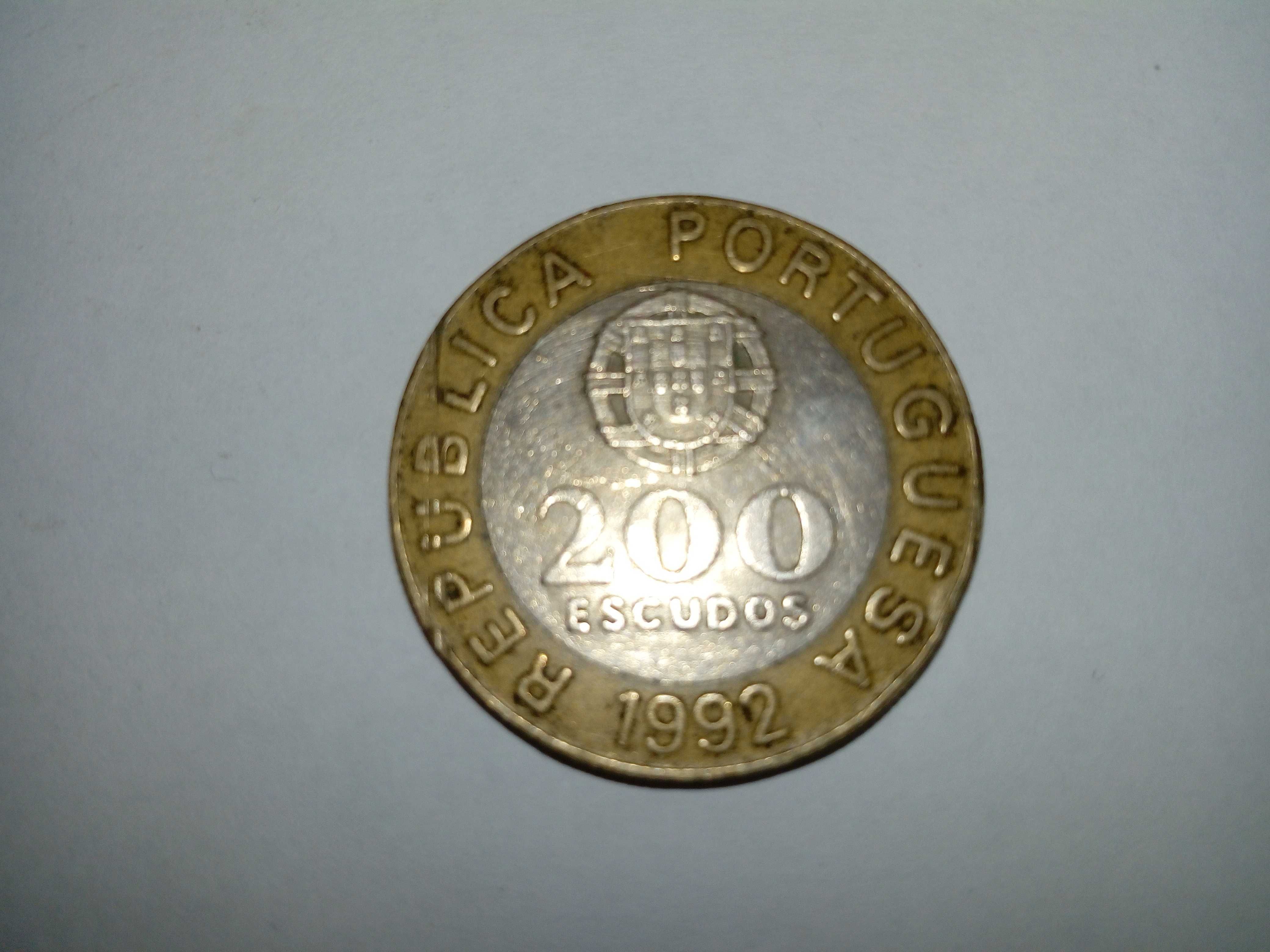 Moeda de 200$00 escudos de 1992 Cupro-Níquel (Garcia de Orta)