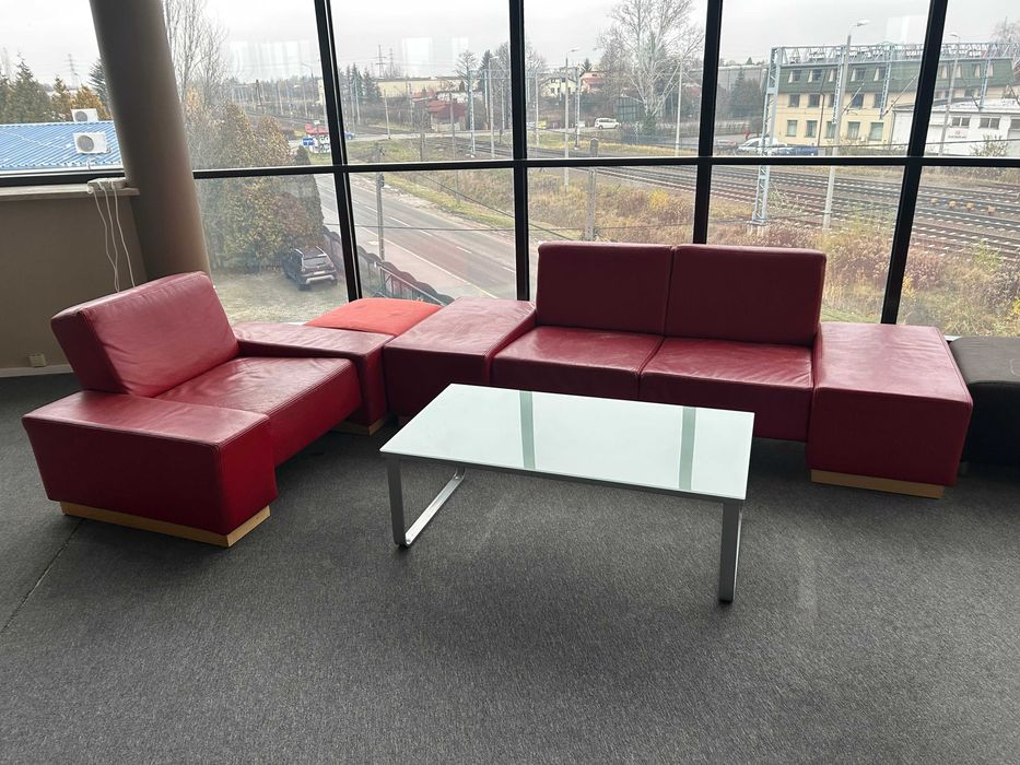 sprzedam skórzany wypoczynek