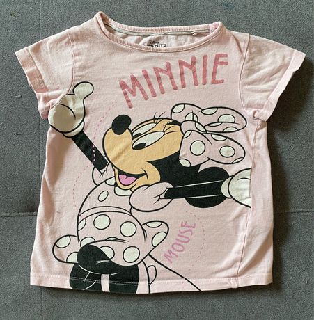 Disney minnie mouse rozowy tshirt myszka mickey