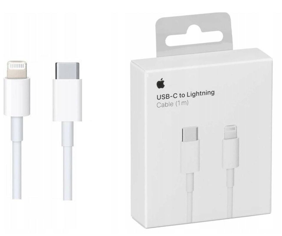 Oryginalna Ładowarka szybka APPLE IPHONE 20W + kabel LIGHTNING USBC