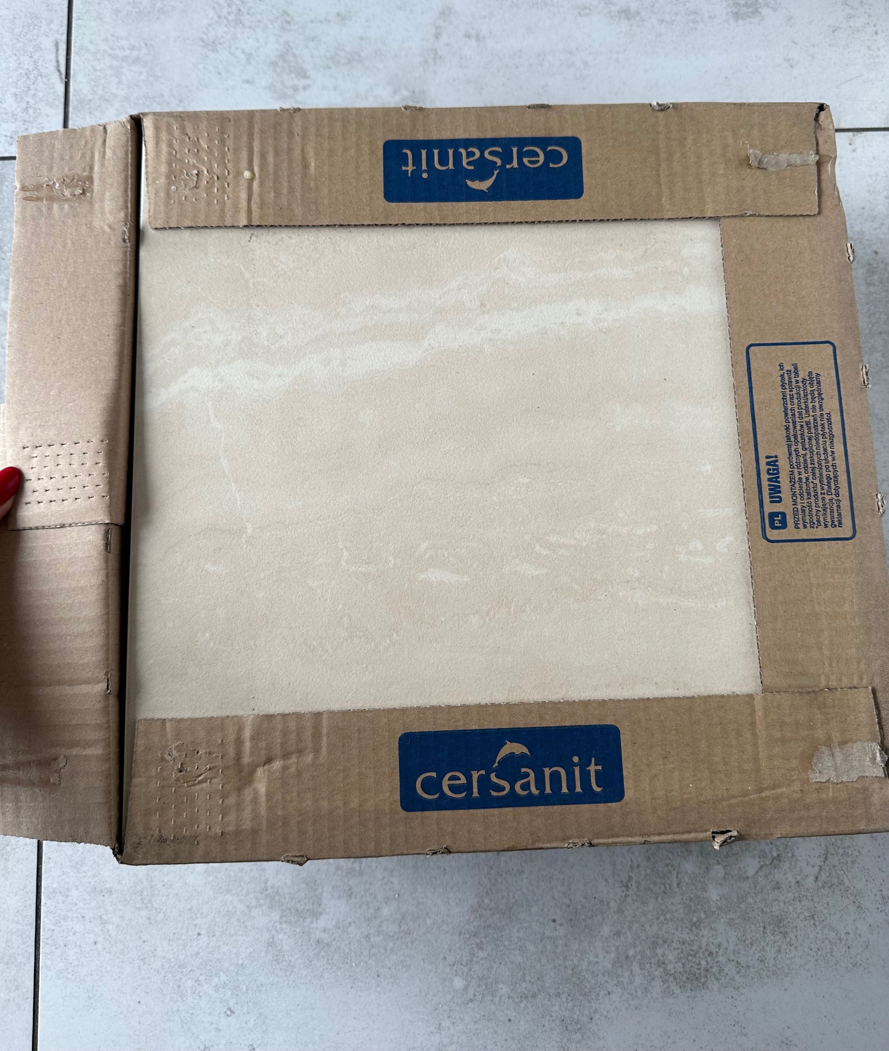 Płytki ceramiczne Cersanit trawertyn 33x33 cm