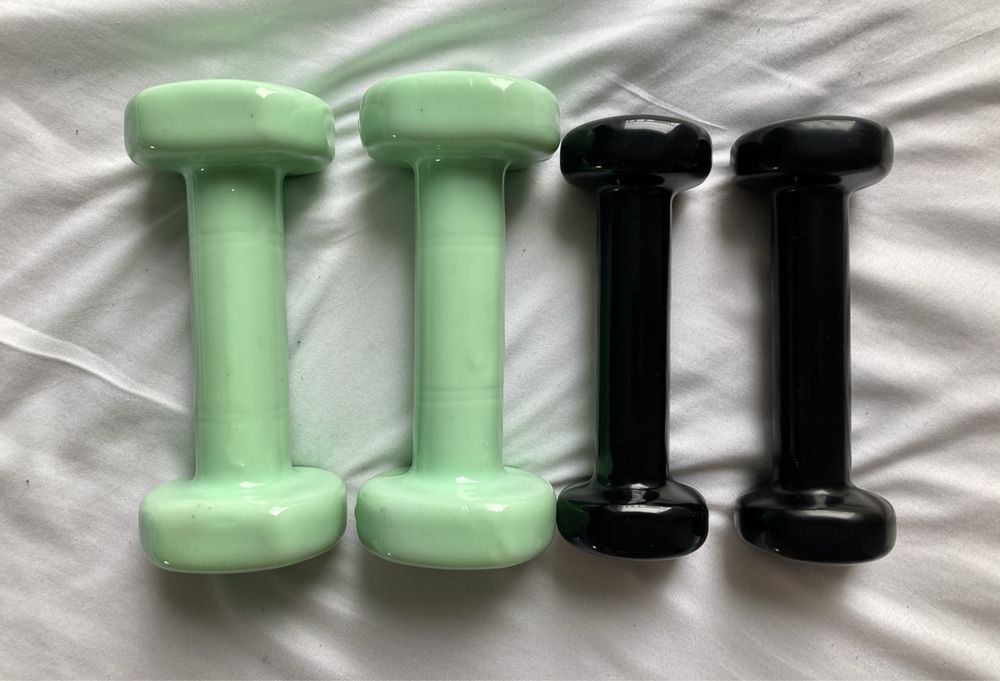 Hantle fitness 2x 1 kg i 2x 0.5 kg Decathlon