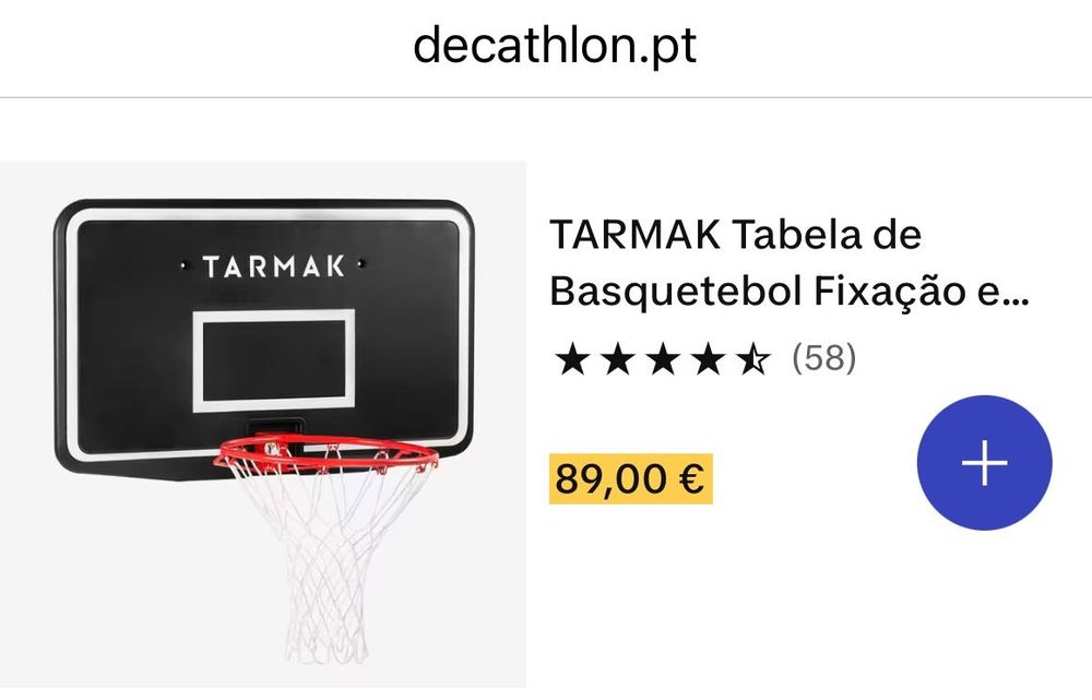 Tabela basquetebol - NOVA