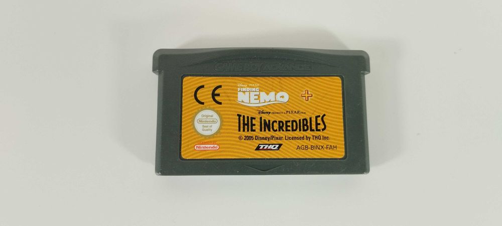 Finding Nemo + The Incredibles Gameboy Advance GBA
