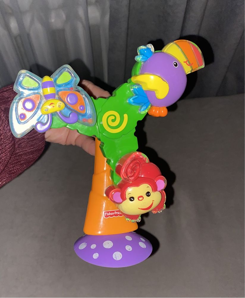 Іграшка на столик для годування Крутна пальмочка Fisher-Price