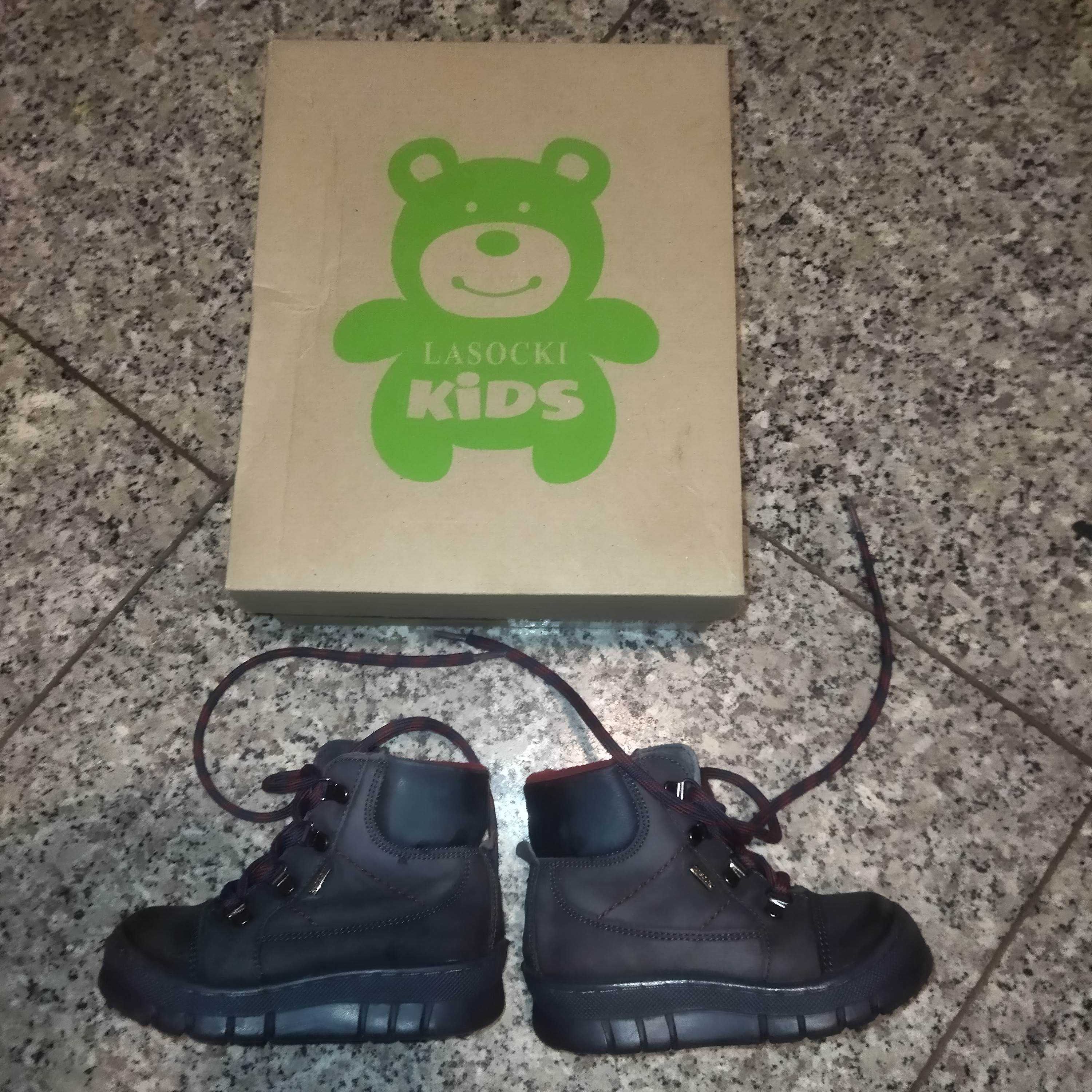 Buty zimowe dla chłopca r 22 Lasocki Kids dzis  cena -50%