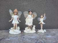3x Figurka wróżka elf kompozyt 16cm