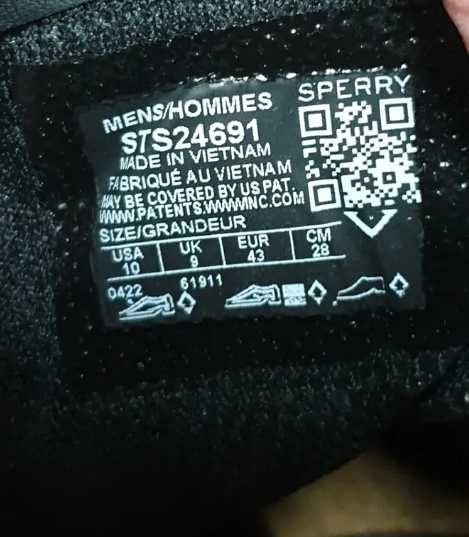 Хай-топ Sperry soletide mid blackout оригінал 43