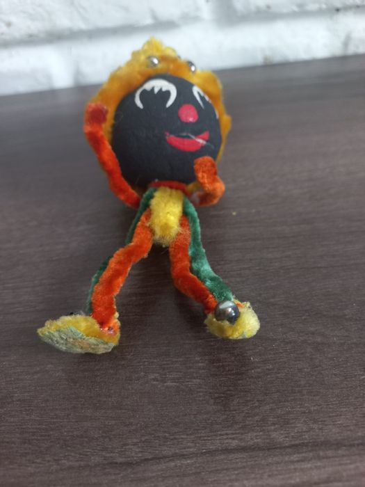 Stara kultowa zabawka Murzynek PRL vintage retro
