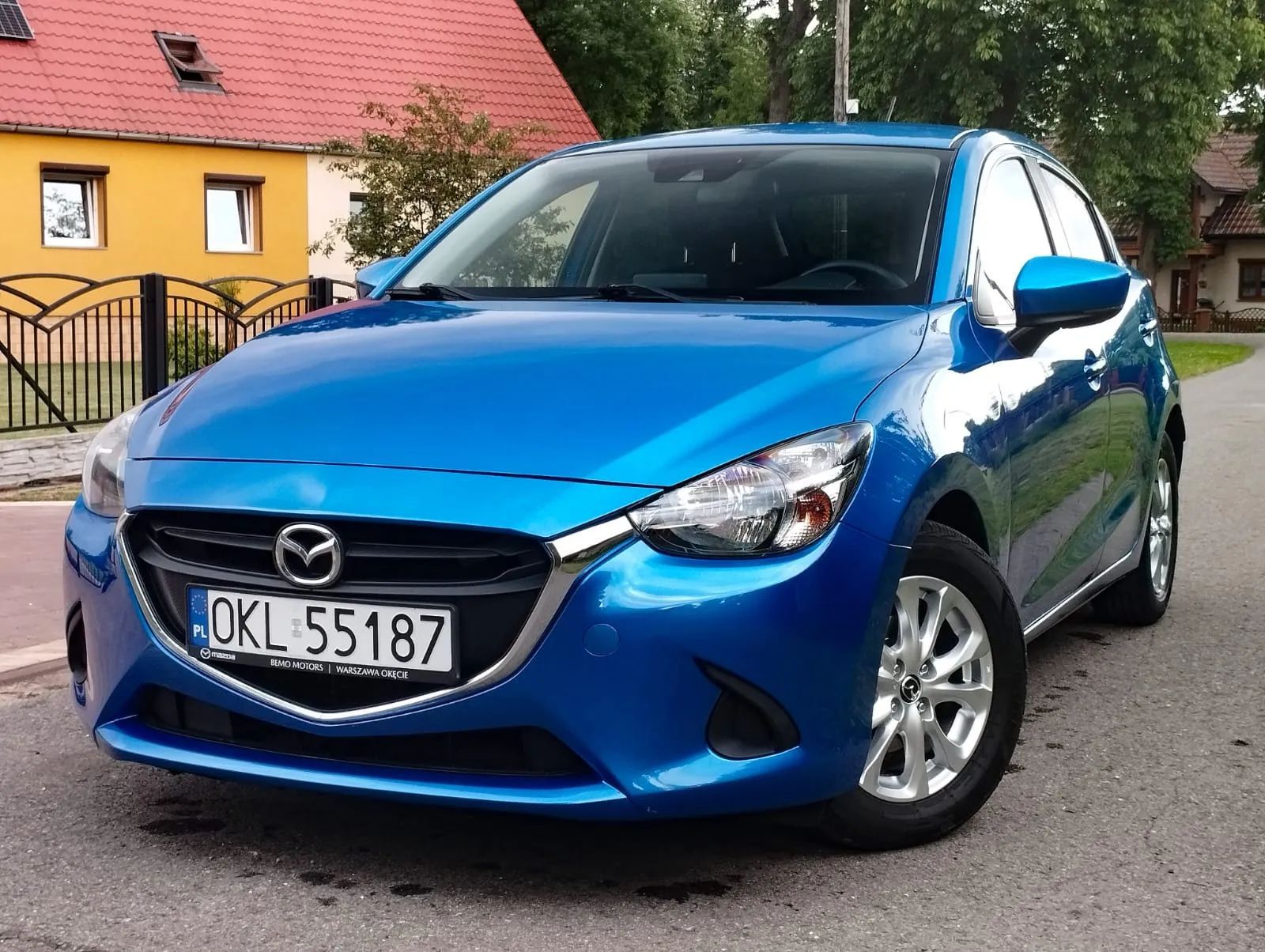 Mazda 2 Salon Polska Automat Martwe Pola Nawigacja Grzane Fotele Felgi Alu