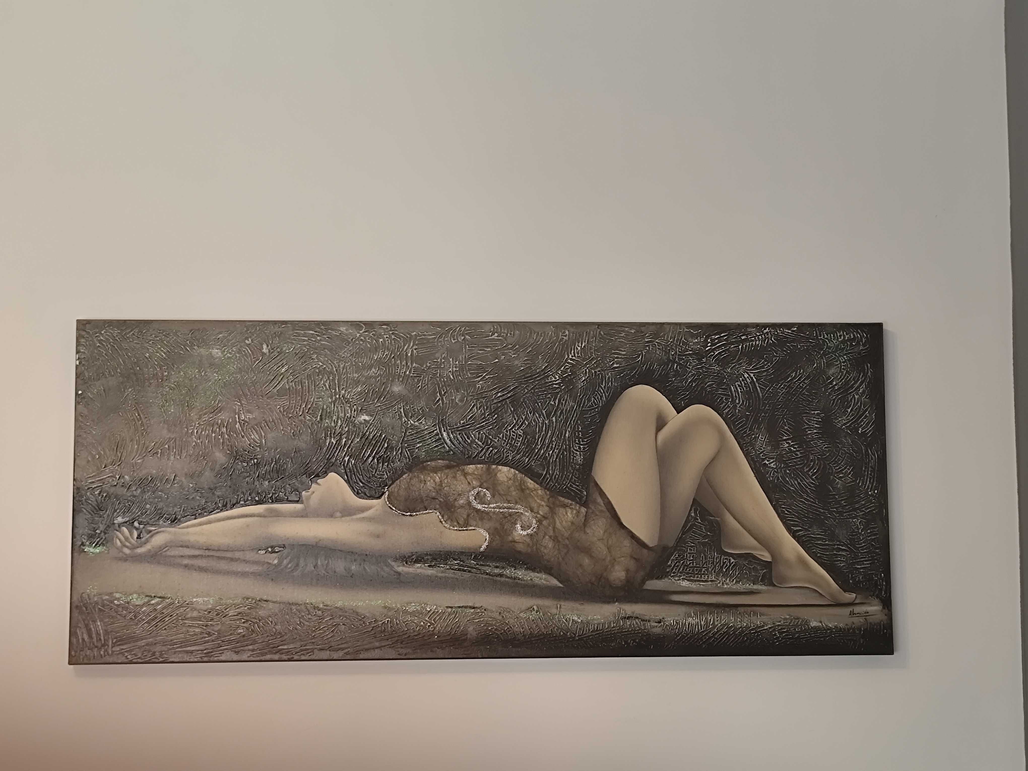 Quadro com relevo
