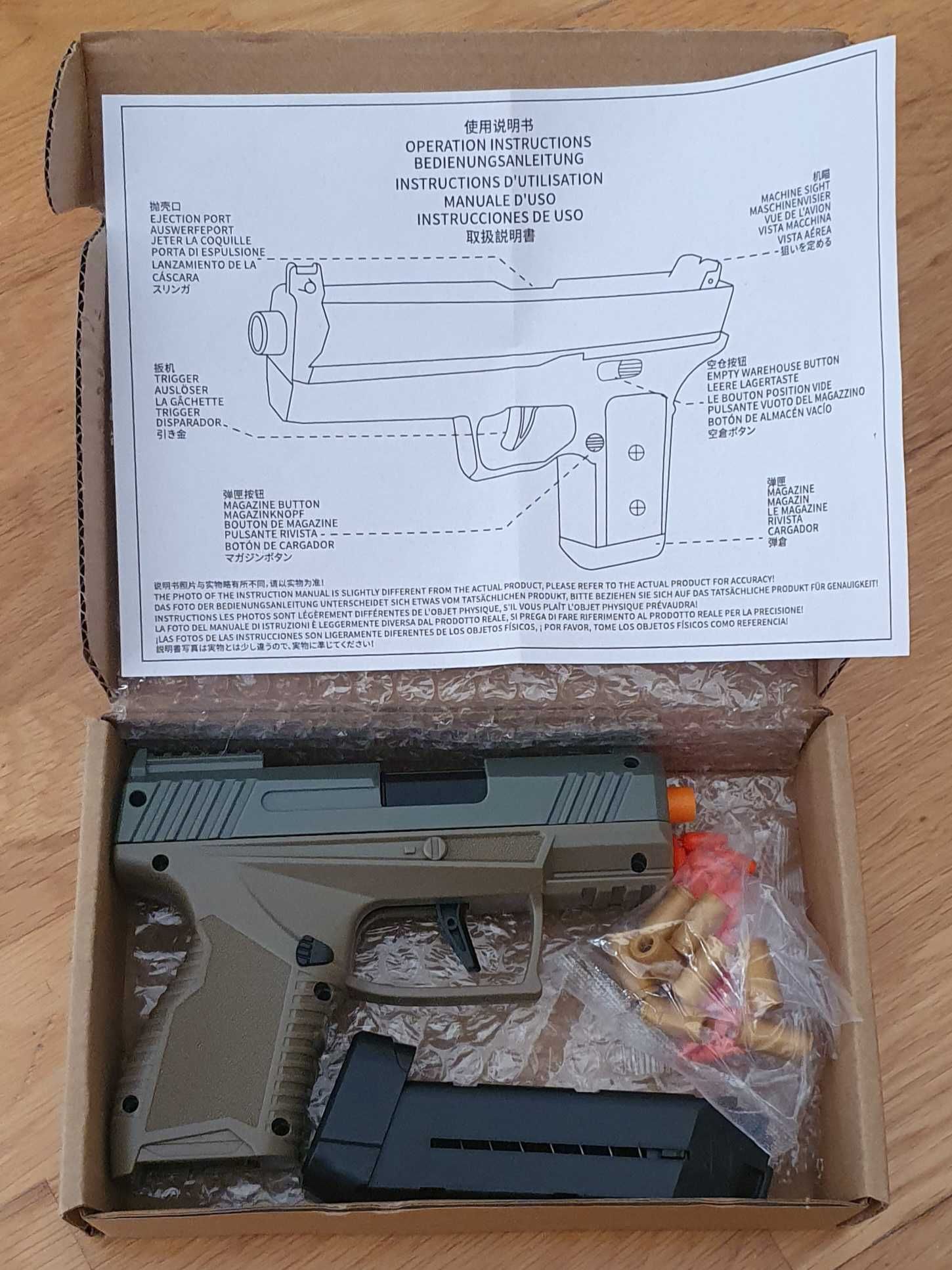 Pistola de Brincar Automática GX4 XL Verde Tropa