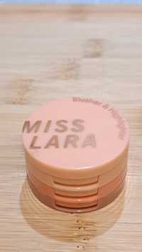 Miss lara Ŕóz do policzków i rozświetlacz cień do powiek 3w1