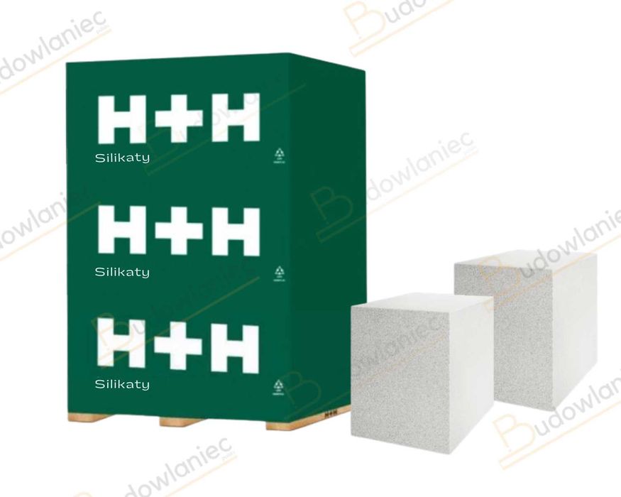 Cegła wapienno piaskowa Silikat H+H A18, 25X18X22cm kl.20 +dost Poznań