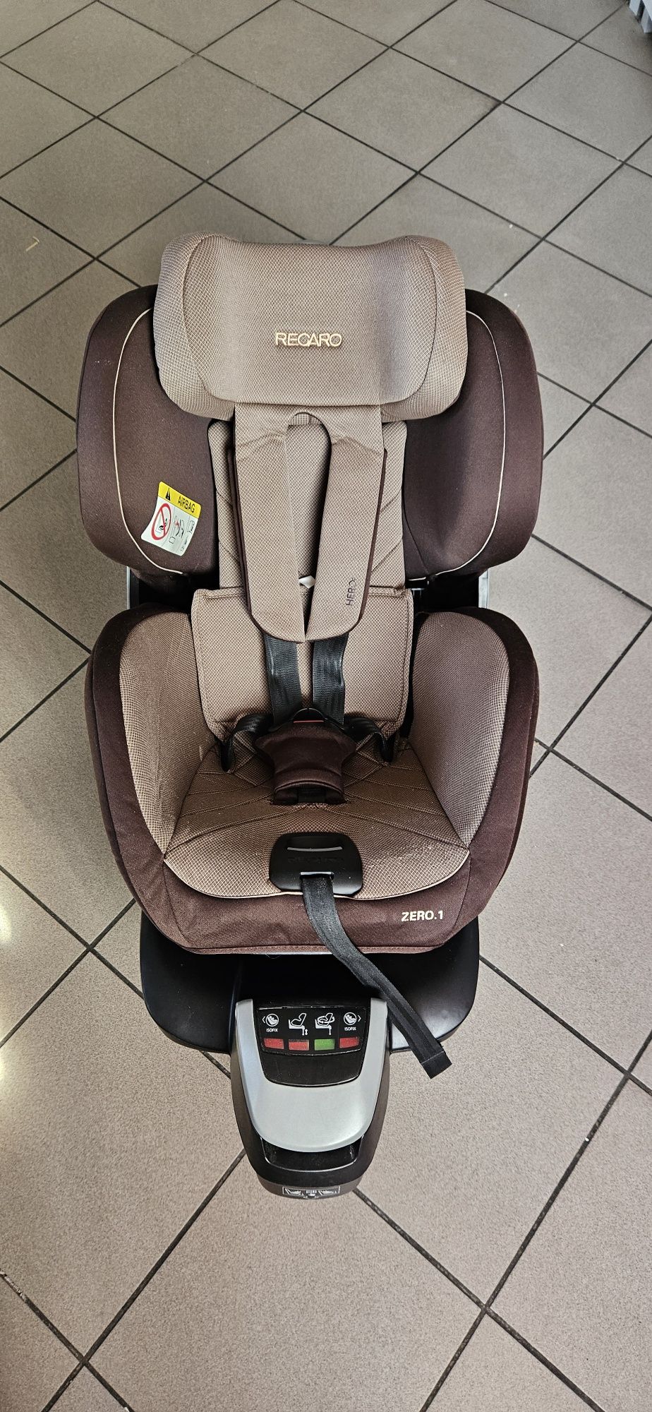 Obrotowy fotelik Recaro Zero 1 Isofix  0-18kg  Bezwypadkowy