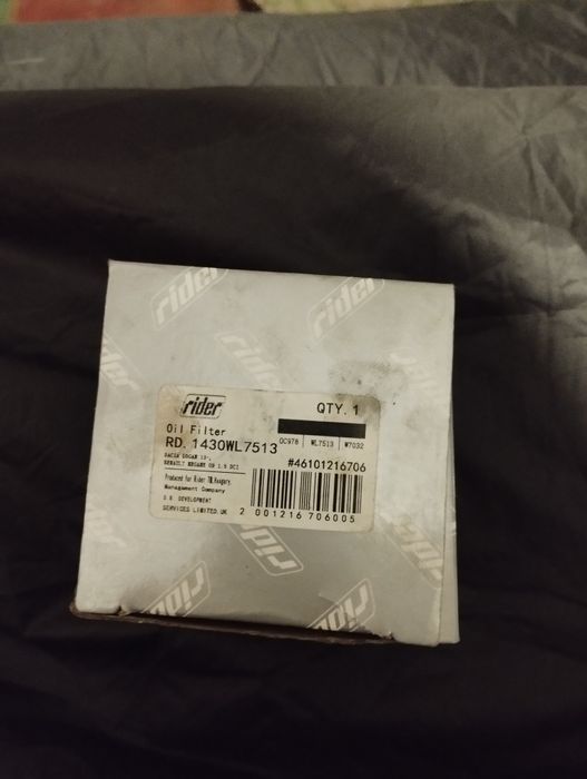 Фільтер масляний Рено Меган 3