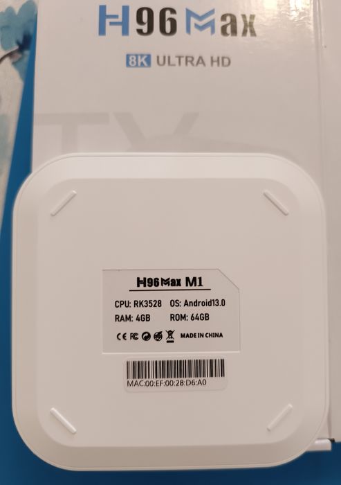 Android TV Box H96 Max N1 4/64GB *Nova*