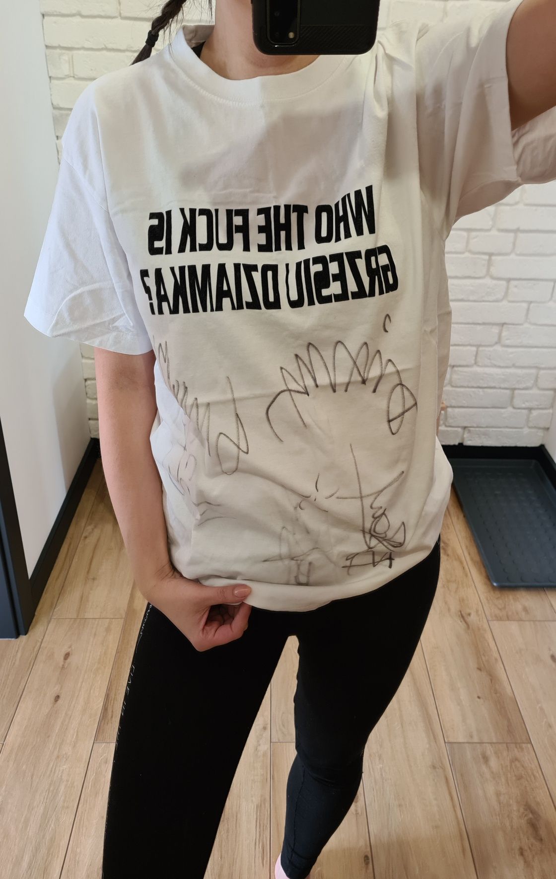 Koszulka z autografami afromental baron tomson wozzo