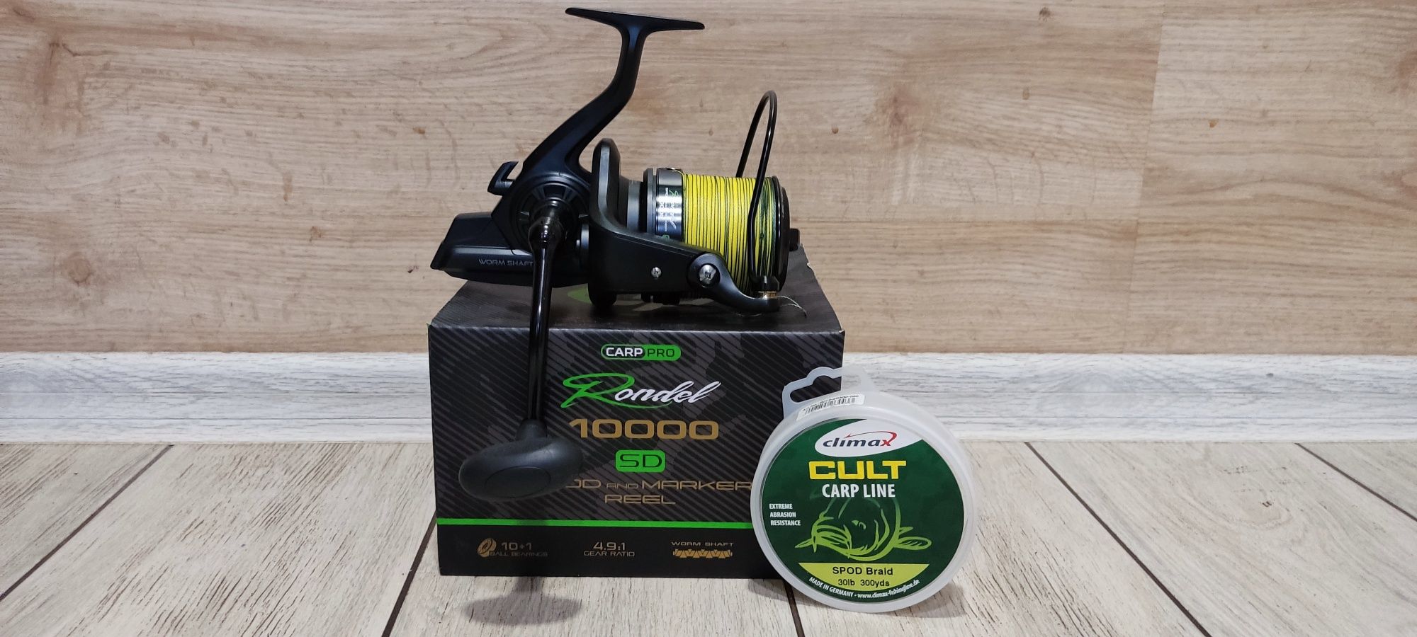 Продам катушку Carp Pro Rondel 10000.Fox Horizon spod/marker