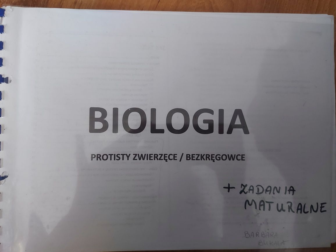 Biologia BARBARA BUKAŁA protisty zwierzęce i bezkręgowce