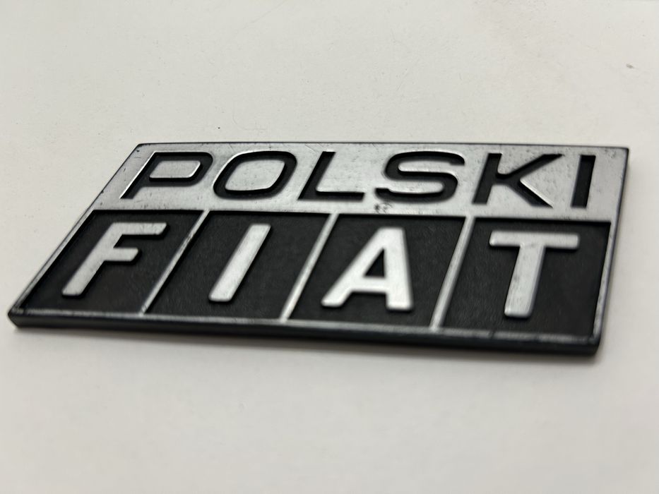 Emblemat POLSKI FIAT znaczek 126p BIS 700 maluch Piękny!