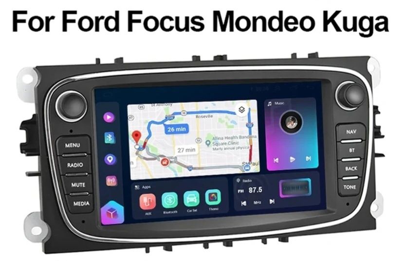 Radio GPS NAVI do Ford Focus 2 Mondeo S C Max Kuga Fiesta Fusion