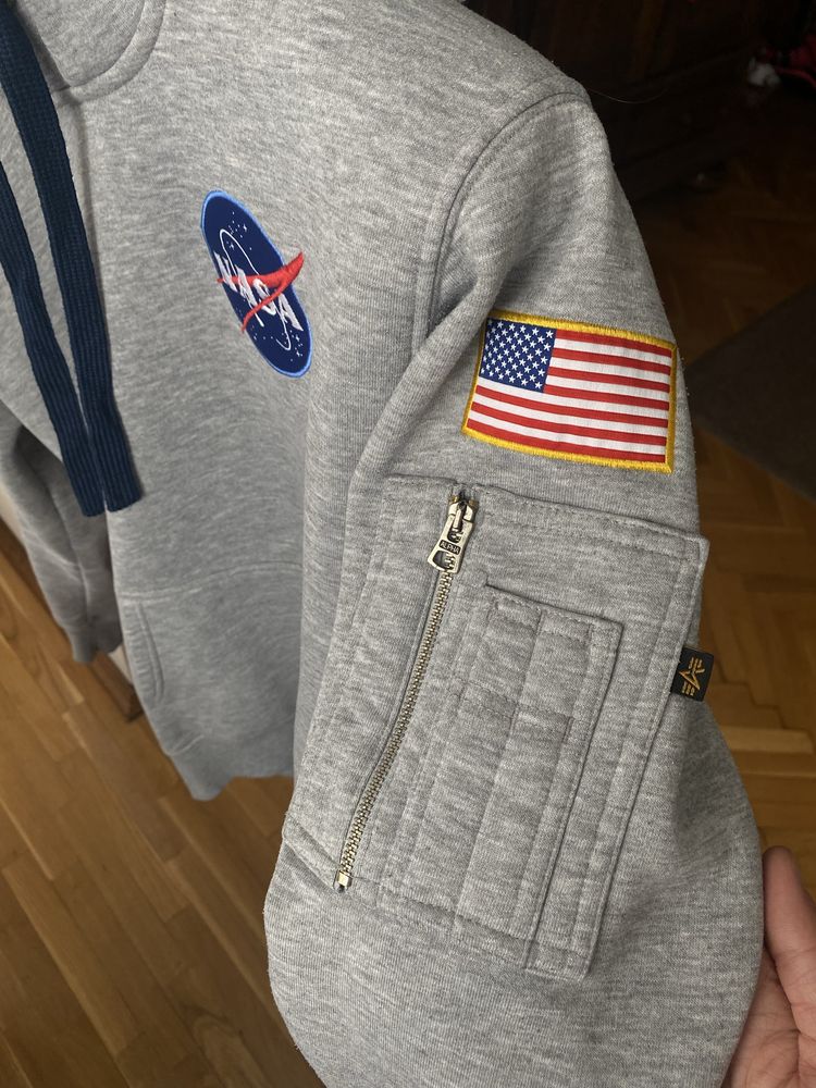 Худі Alpha Industries Nasa ОРИГІНАЛ