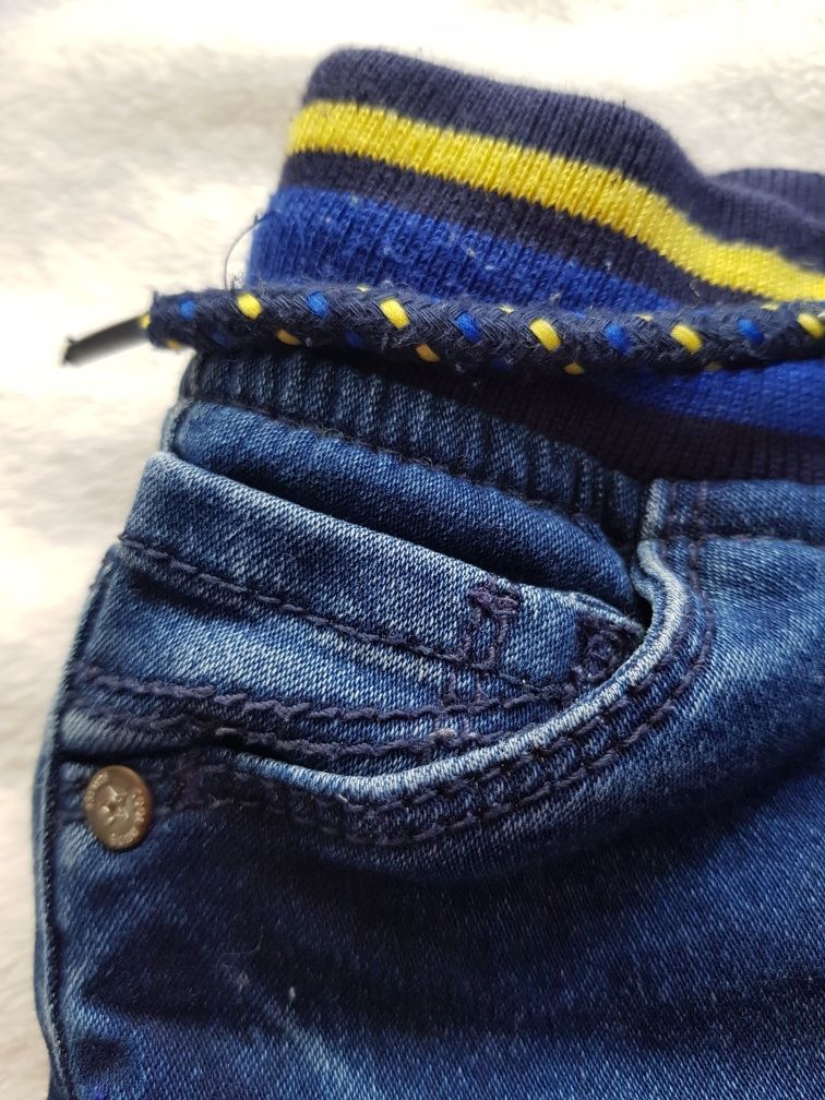 Rurki dla chłopca spodnie jeansy 12 miesięcy - 18 miesięcy 86cm