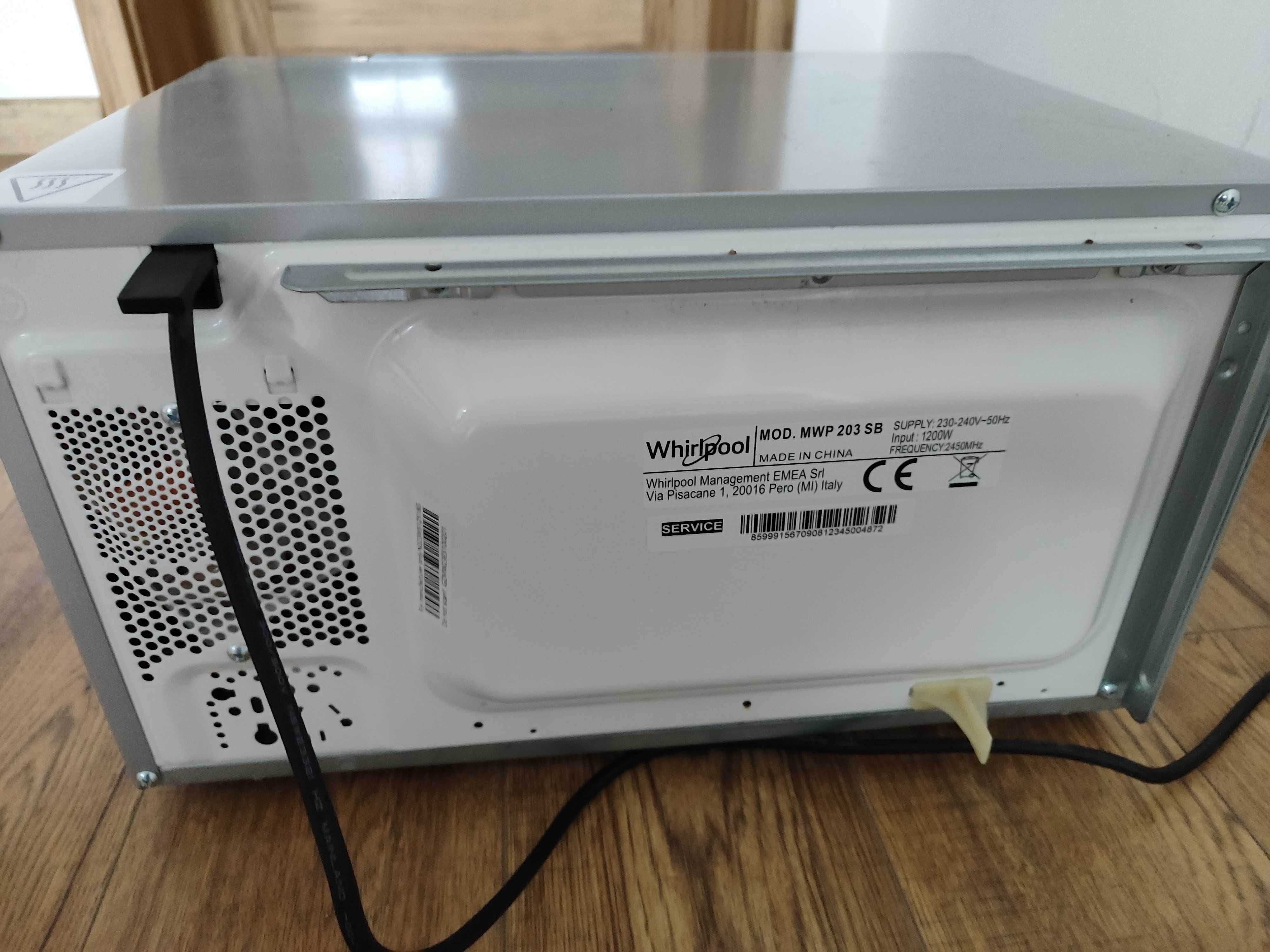 Kuchenka mikrofalowa wolnostojąca Whirlpool - MWP 203 SB