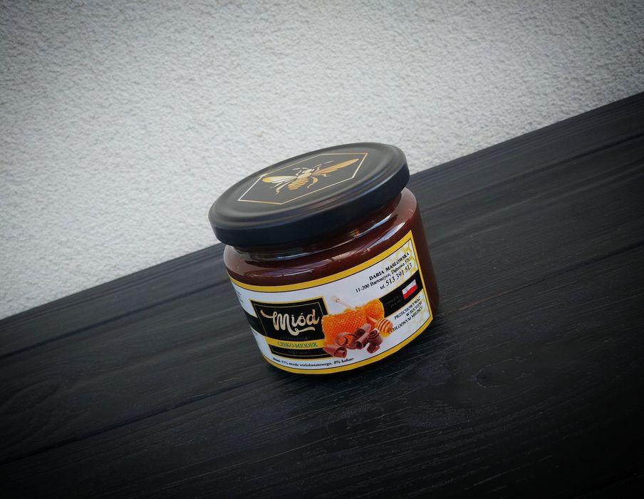 Miód smakowy miód z owocami liofilizowanym słodki upominek prezent