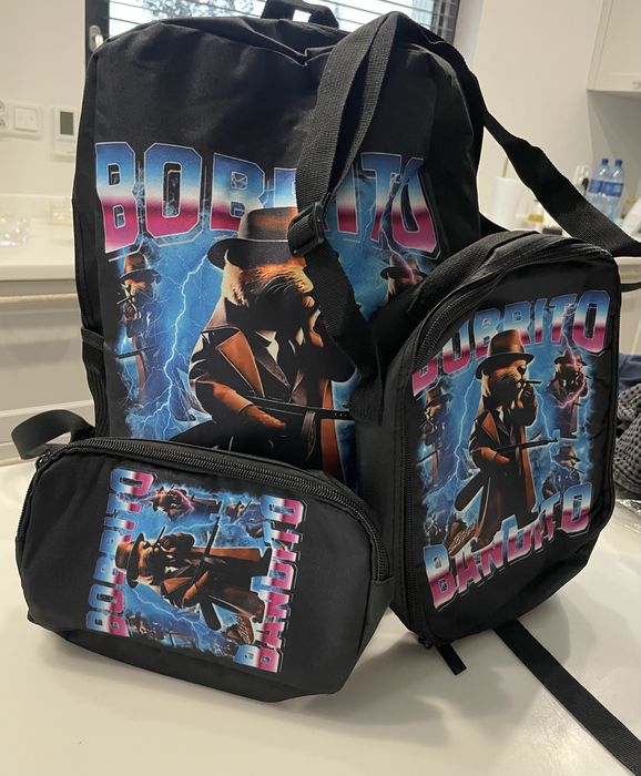 Zestaw Brainrot Bobrito Bandito plecak piórnik torebka NOWY
