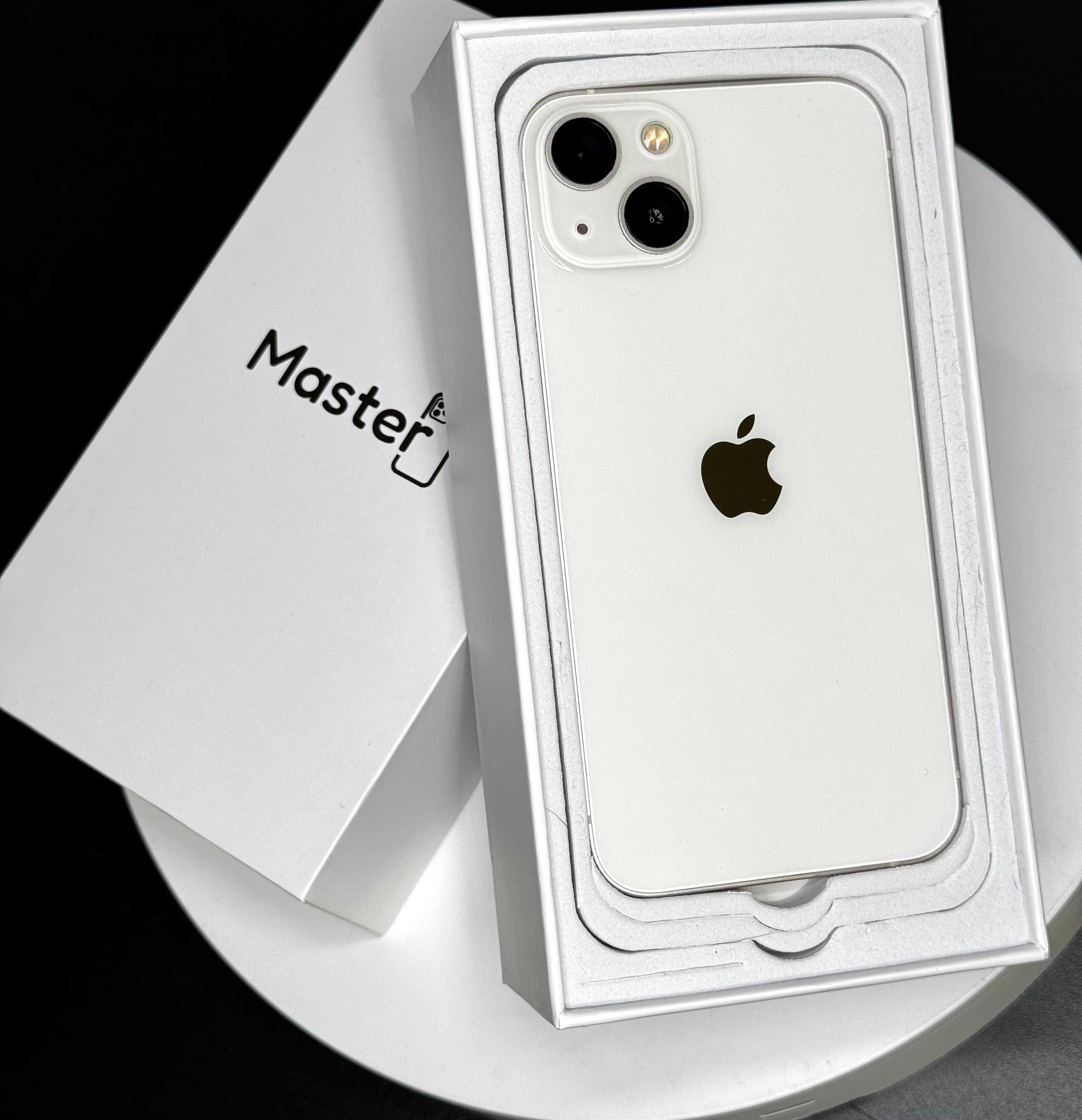 Apple iPhone 13 256GB White jak nowy 100% bat 6msc gwarancji