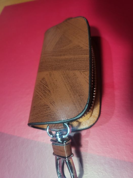 Mercedes-Benz porta chaves carteira. Novo. Castanho