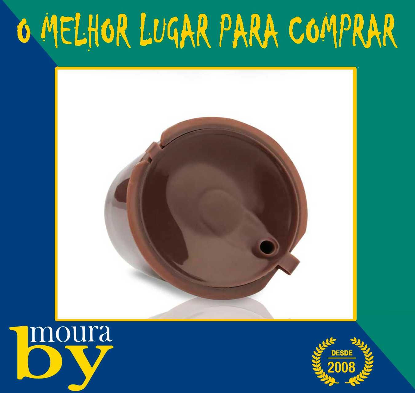 3 Cápsulas Café Reutilizáveis Dolce Gusto + colher medidor