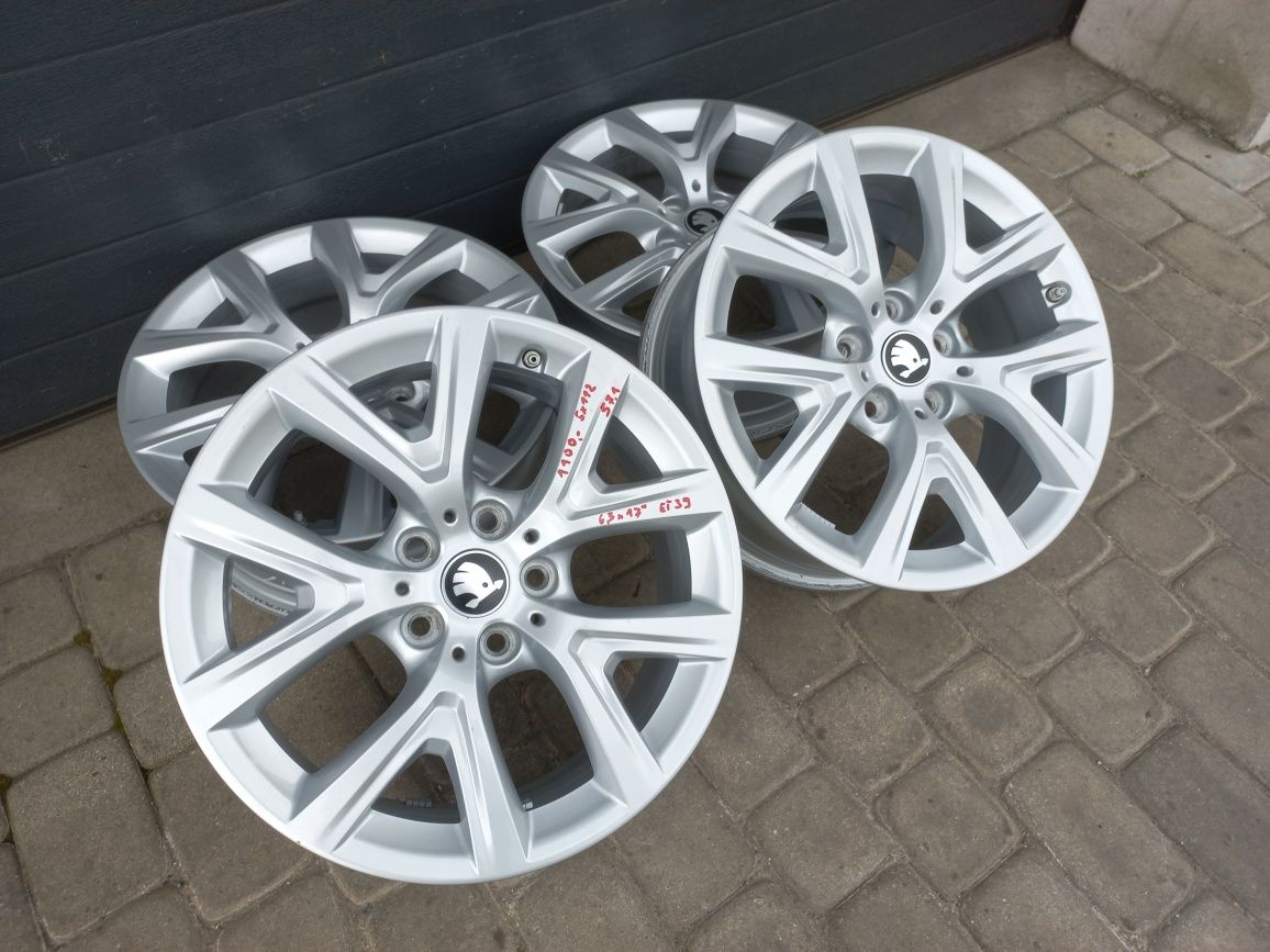 Felgi aluminiowe 17" 5x112 do Skoda
