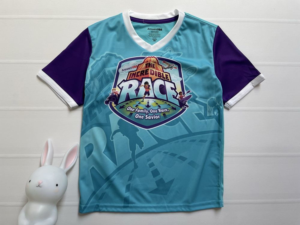 128-140 Answers VBS koszulka tshirt The Incredible Race