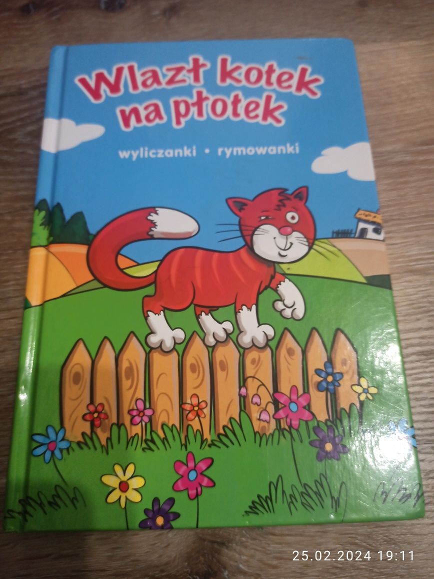 Książka wlazł kotek na płotek Rymowanki